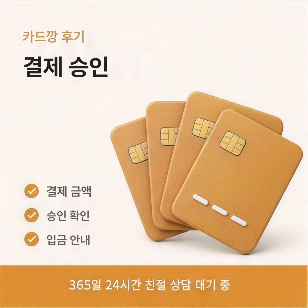 다음머니 카드깡 후기 결제 승인 안내 이미지
