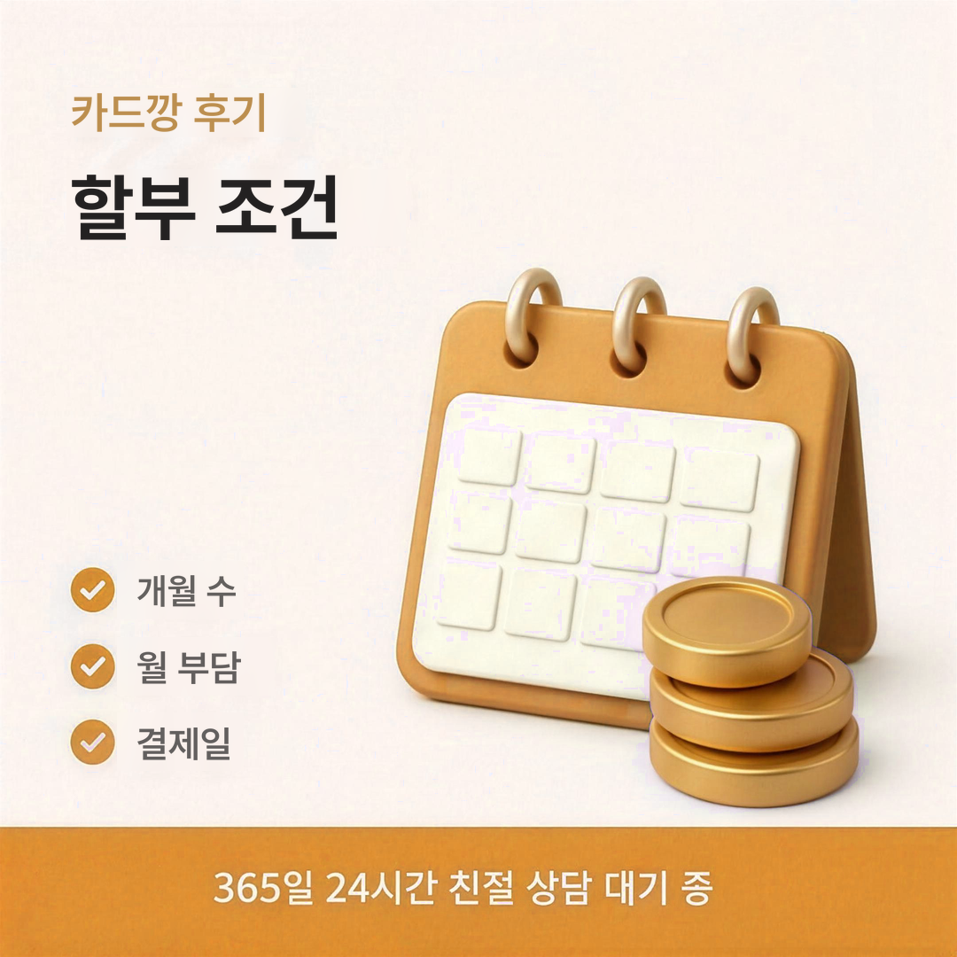 다음머니 카드깡 후기 할부 조건 안내 이미지